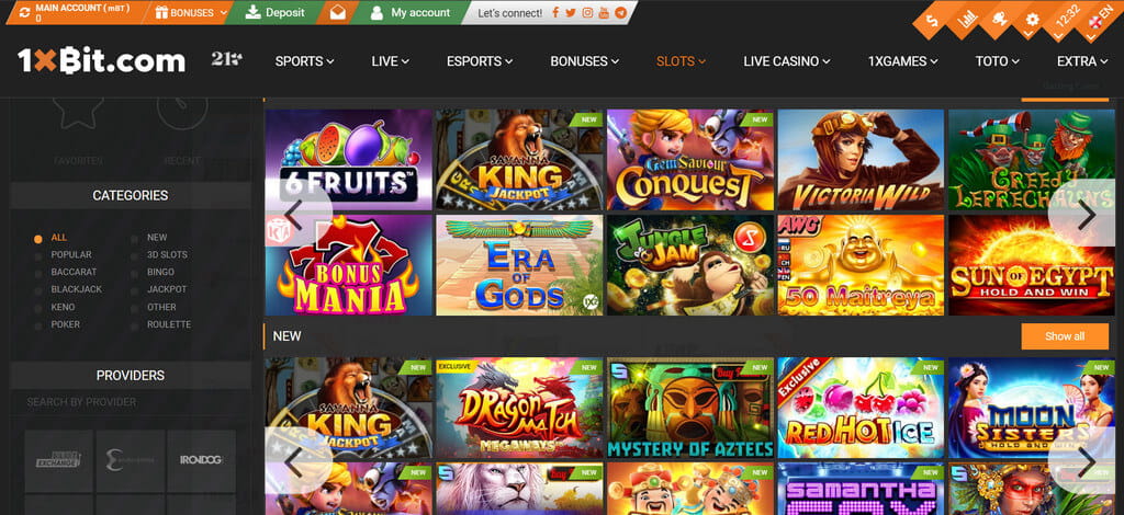 1xBit Casino Cripto – Sem KYC, mais de 20 criptomoedas e Uncrossable Rush