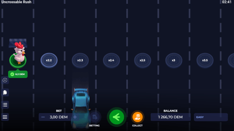 Uncrossable Rush – Opinião Principiante